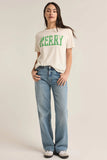 Z Supply | Merry Boyfriend Tee | Sea Salt