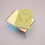Zodiac Virgo Necklace | Horoscope Jewelry | Gold