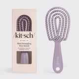 Kitsch | Mini Soft Violet Detangling Flexi Brush | Violet