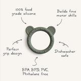 Mushie | Bear Teether Toy