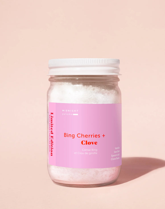 Midnight Paloma | Bath Soak | Bing Cherries + Cloves | 4oz