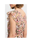 B. Young | BYMMJOELLA Joella V-Neck Dress | Coral Blush Flower