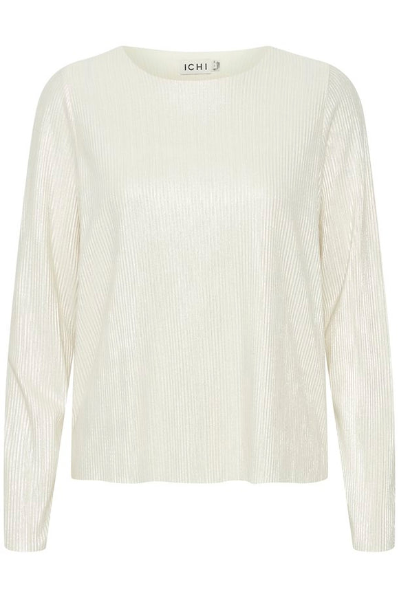 Ichi | Ihmathilde Long Sleeve Shirt | Champagne Silver