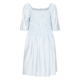 Ichi | Ihhetta Dress | Powder Blue Check