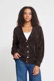 Ichi | Ihbrula Cardigan | Chocolate Torte