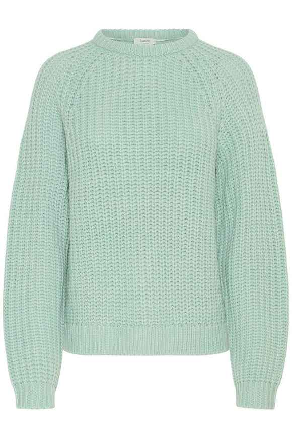 B Young | Byotinka Jumper | Blue Surf