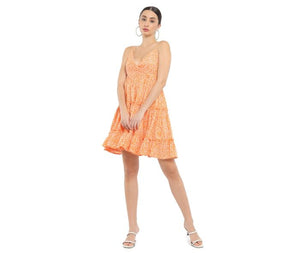 Myra Bag | Benign Dress | Orange