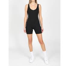 Brunette the Label | Ribbed Romper | Black