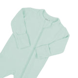 Kyte Baby | Ribbed Zippered Footie | Sage