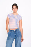 24Colors | Blue Striped T-Shirt