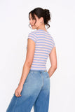 24Colors | Blue Striped T-Shirt