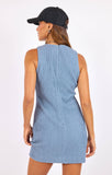 Sage the Label | Bradshaw Mini Dress | Dusty Blue