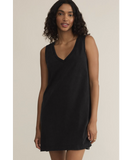 Z Supply | Sloane V-Neck Mini Dress | Black