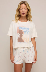 Z Supply | Country Music Tee | Sea Salt