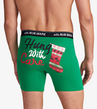 Little Blue House by Hatley | Men's Boxer Briefs Hung With Care