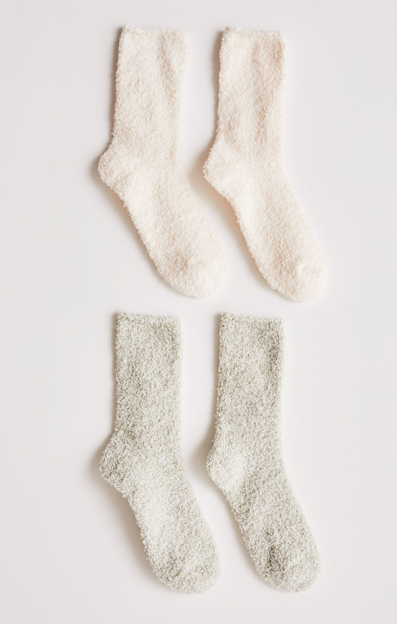 Z SUPPLY | Plush Socks |  2 Pack