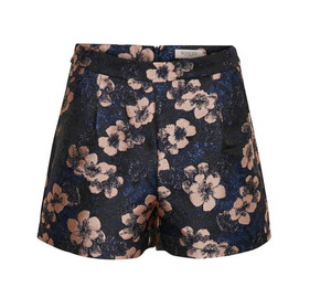 SOAKED | Navy Floral Shorts