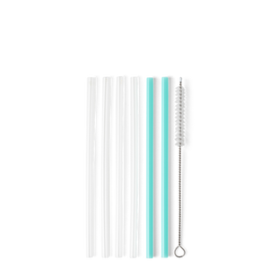 Swig | SHORT Reusable Straws With Brush (6) 6.5in