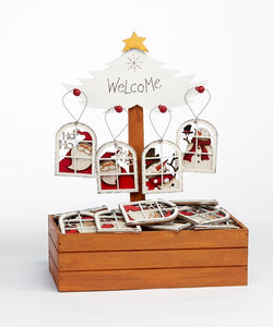 Giftcraft | Santa, Snowman Window Ornaments