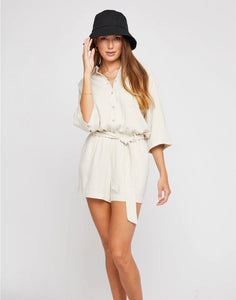 Gentle Fawn | CHARLOTTE ROMPER | Linen